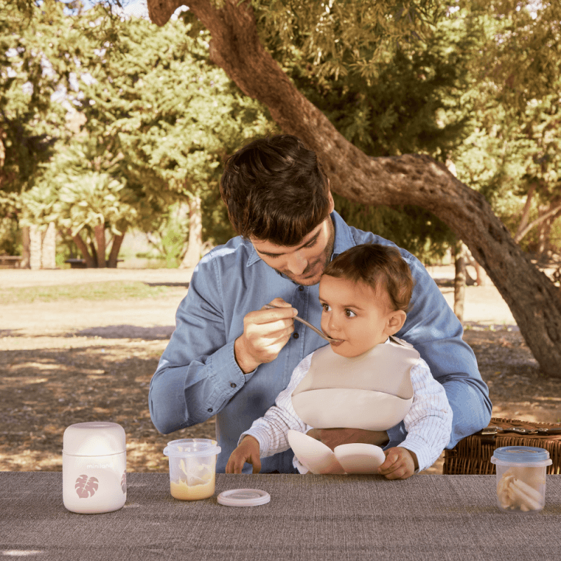 Mini Termo de Sólidos 280ml - Leaves - Loja Papás & Bebés