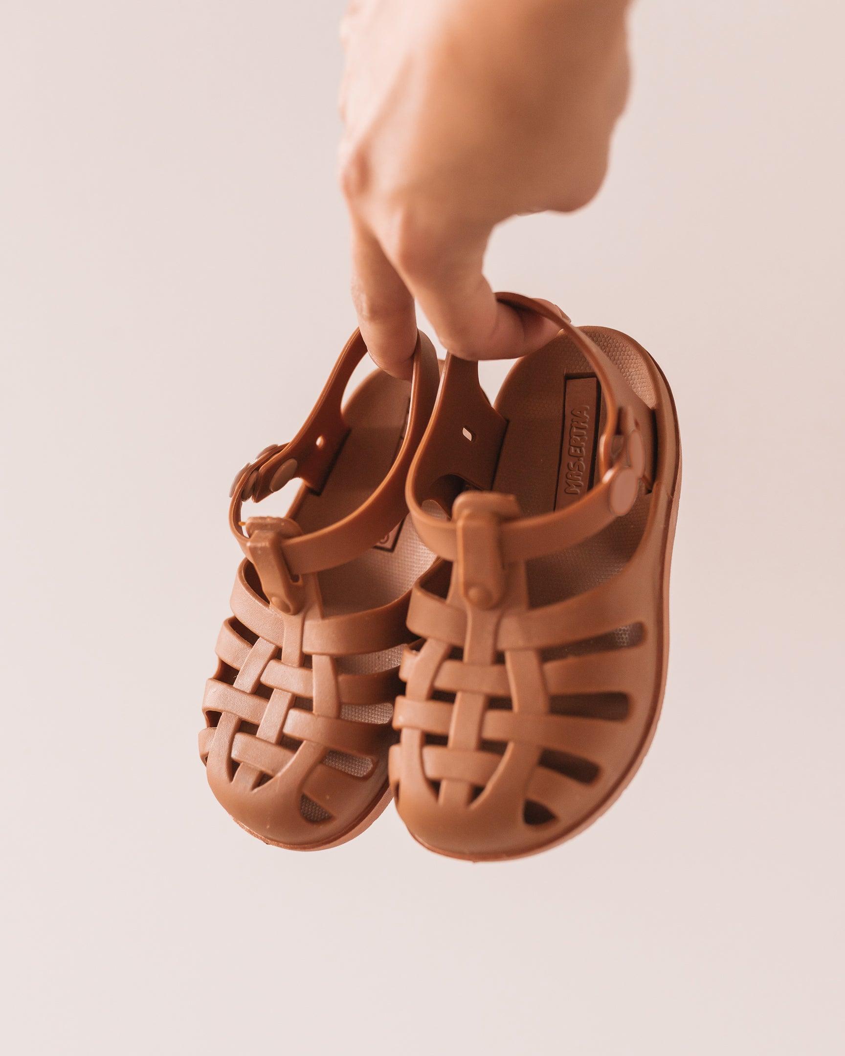 Flooper - Sandálias de Silicone - Rusted Orange - Loja Papás & Bebés