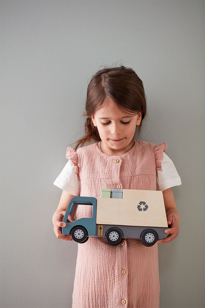 Camião do Lixo de Madeira para brincar