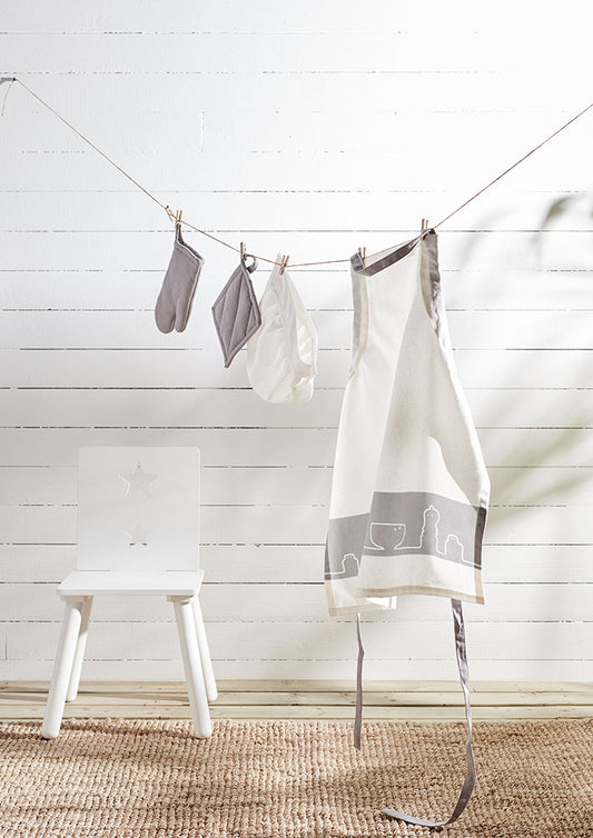 Avental Infantil e Chapéu de Chef