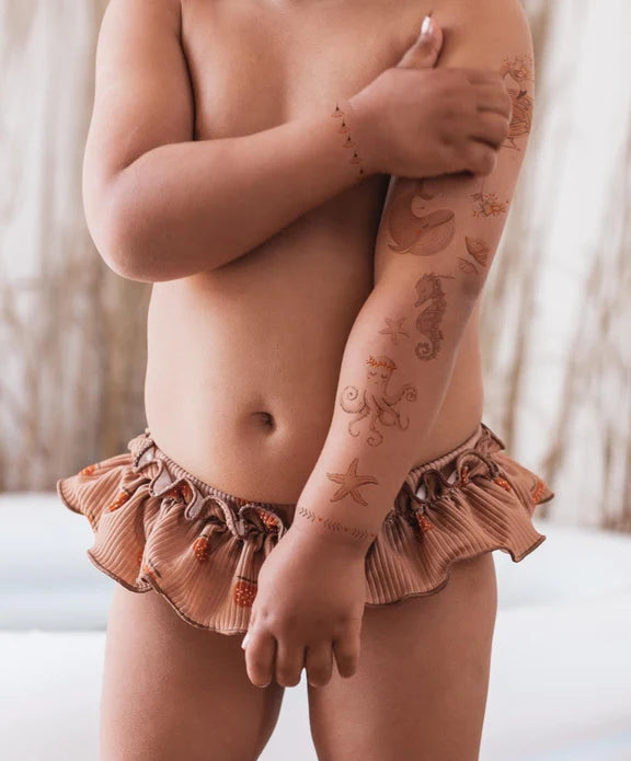 Tatuagens Temporárias - Conjunto Flamingo - Loja Papás & Bebés