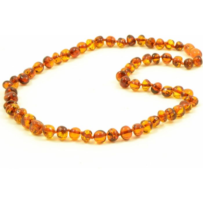 Colar de Âmbar Cognac - Adulto - 45/50cm