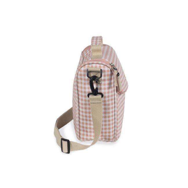 Lancheira Isotérmica I Love Vichy - Rosa - Loja Papás & Bebés