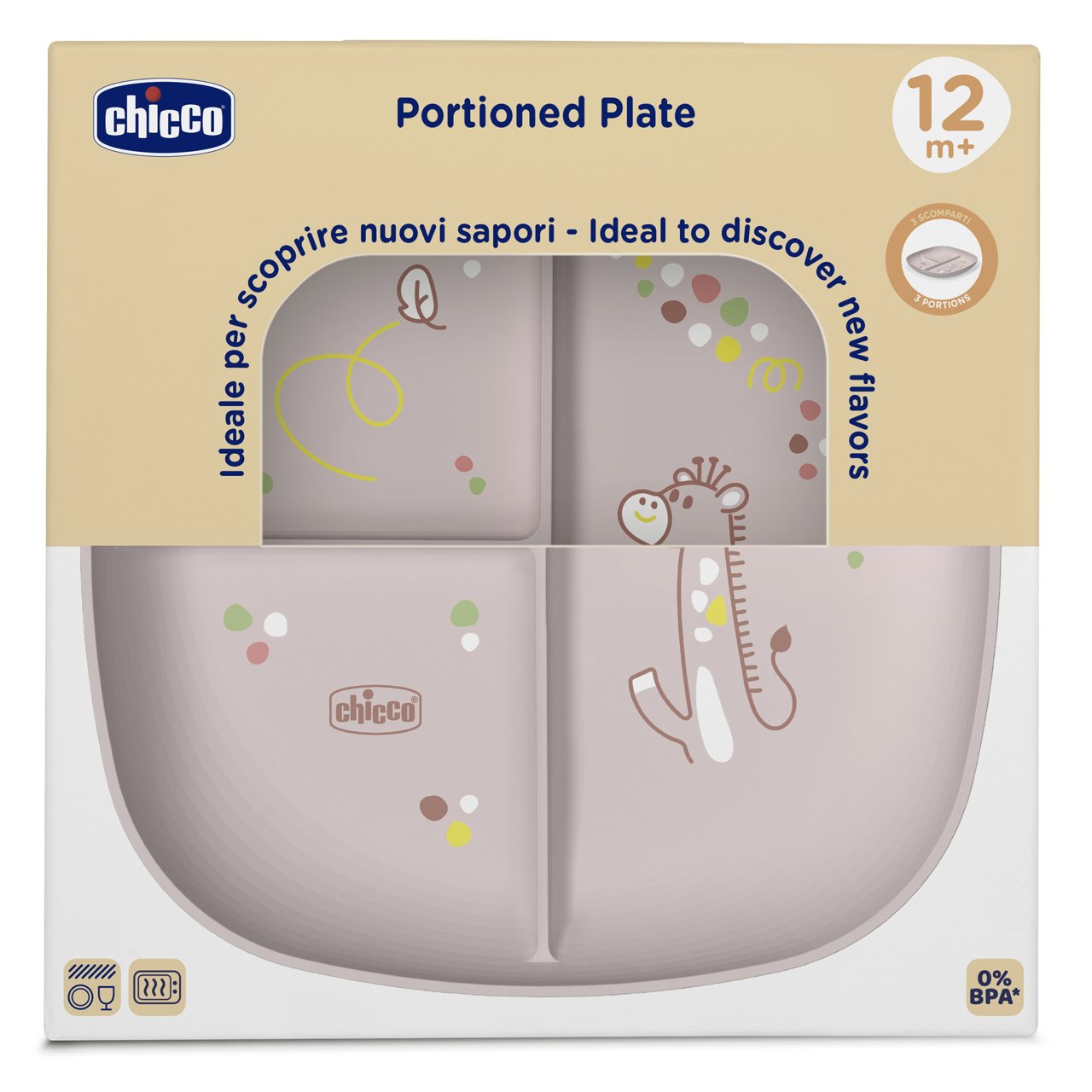Chicco - Prato com Divisórias 12M+ Rosa