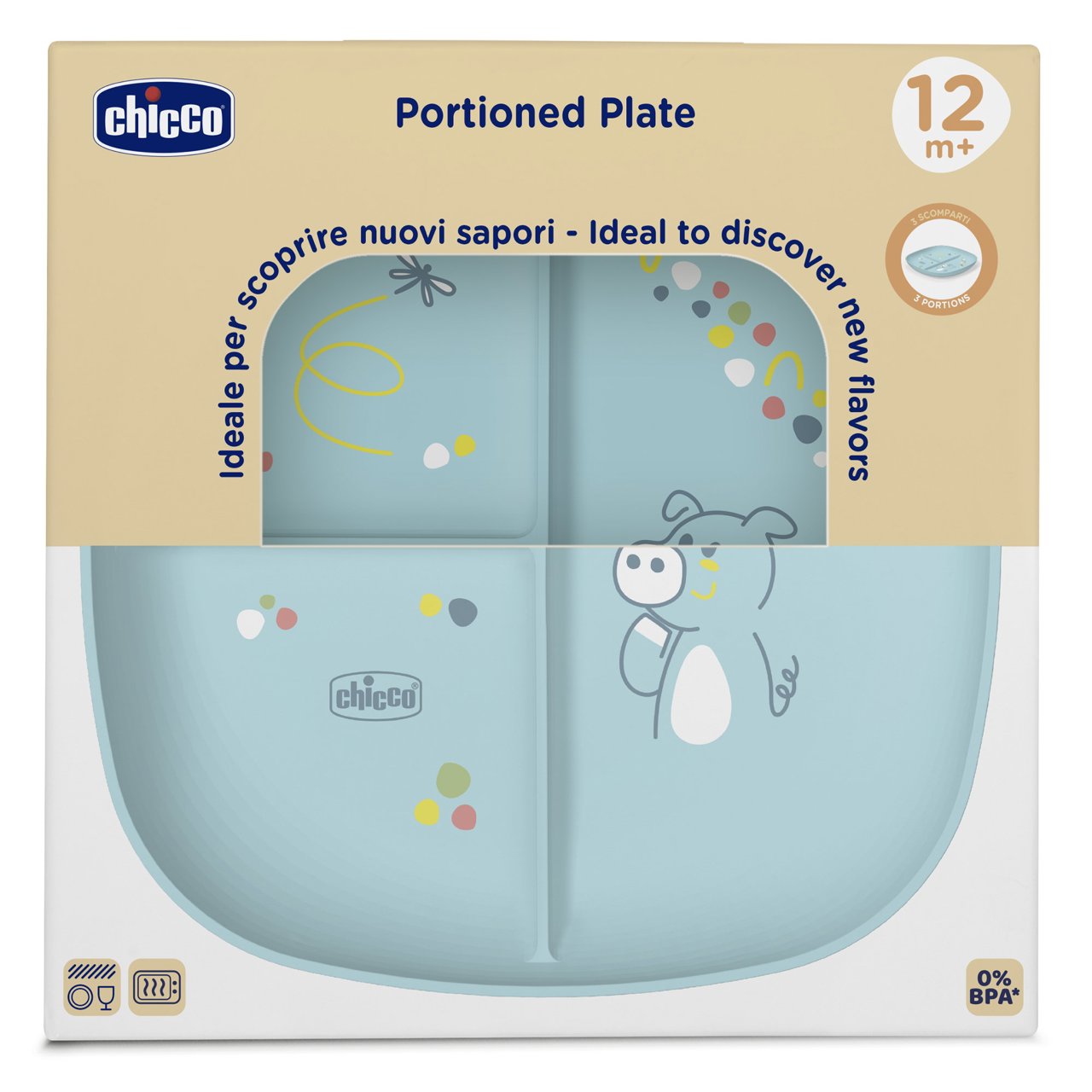 Chicco - Prato com Divisórias 12M+ Azul