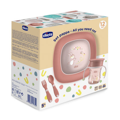 Chicco - Conjunto de Papa 12m+ Rosa
