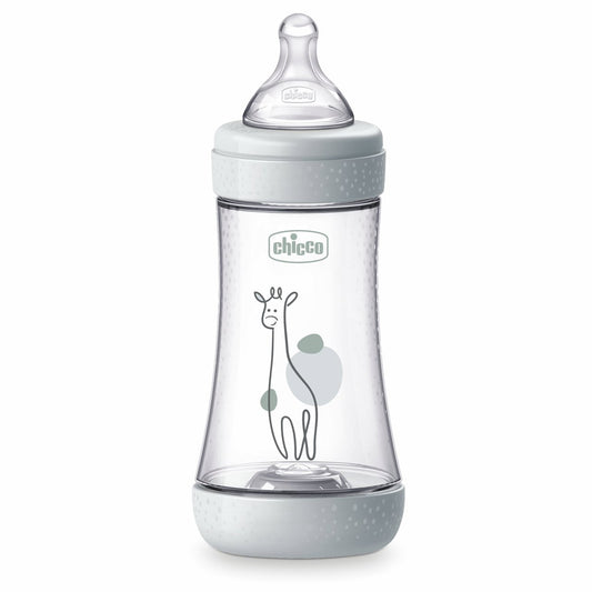 Chicco Biberão PERFECT5 - 240ml Cinza