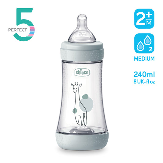 Chicco Biberão PERFECT5 - 240ml Rosa