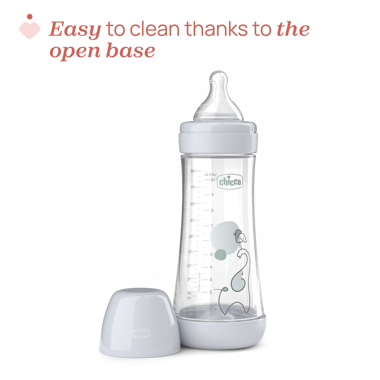 Chicco Biberão PERFECT5- 300ml Rosa