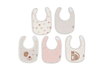 Jollien Babete Jersey Impermeável – Animal Friends – Pack de 5
