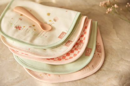 Jollien Babete Jersey Impermeável – Pretty Picnic – Pack de 5