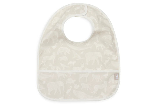 Jollien Pack de 2 Babetes Impermeáveis - Animals Nougat