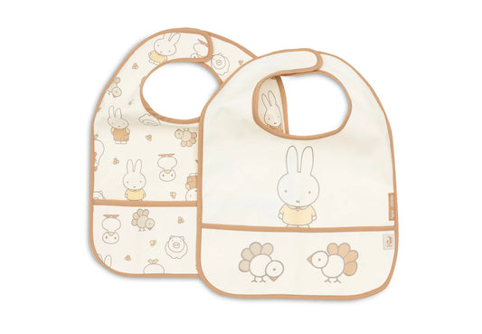 Jollien Babete Impermeável - Miffy Family Farm - Pack 2