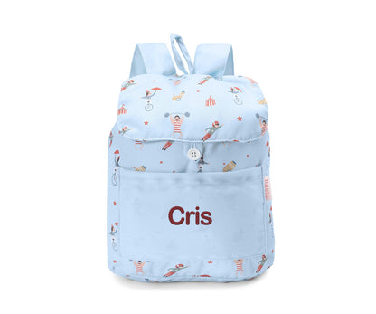 Mochila Pequena Tecido Personalizável Tutete - Circus Show