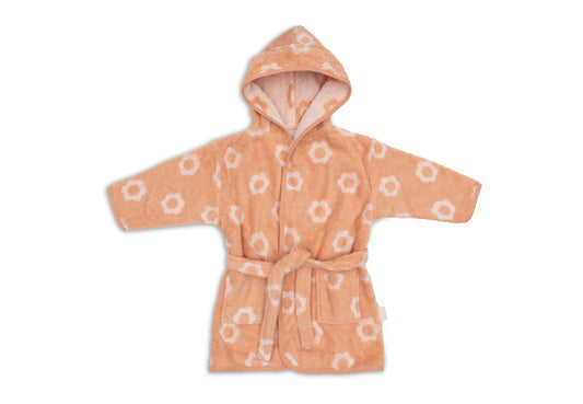 Jollein Roupão 1-2 anos - Jacquard Flower Blush