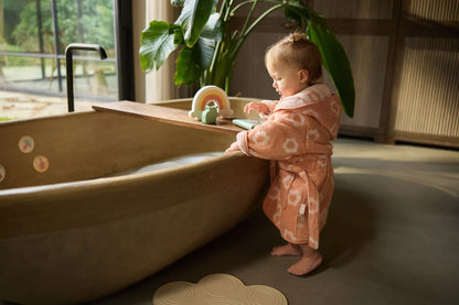 Jollein Roupão 1-2 anos - Jacquard Flower Blush