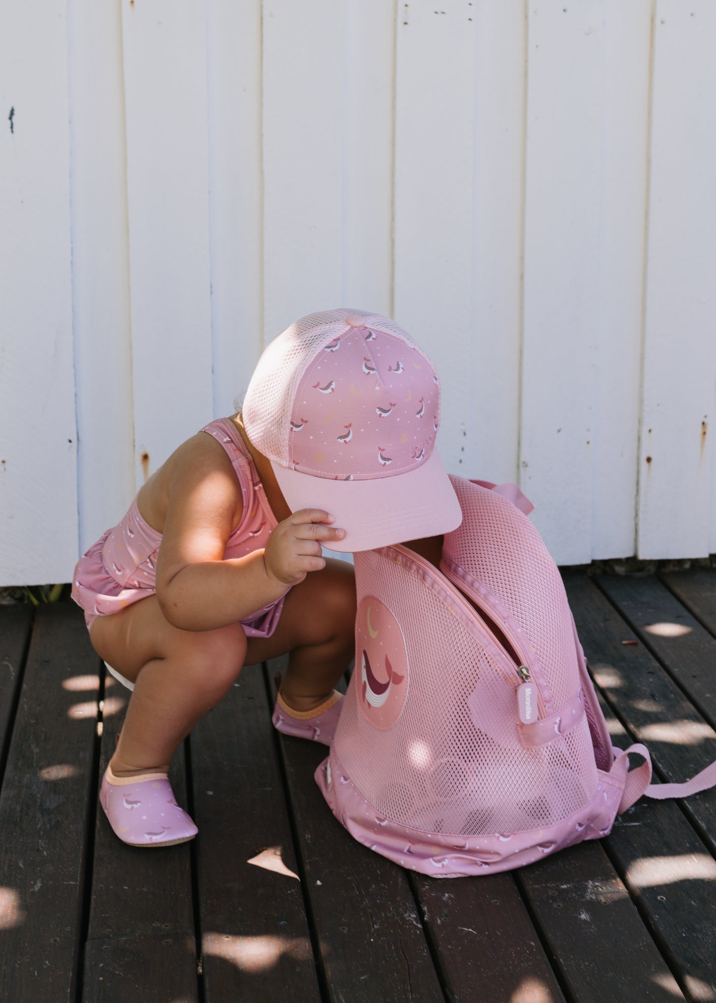 Boné Monnëka Whale Pink