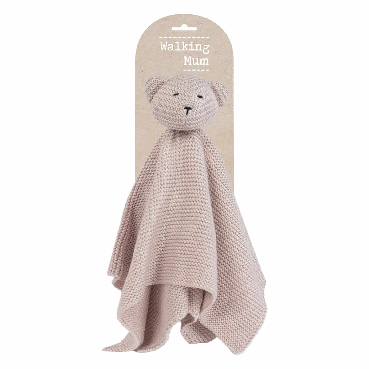 Urso Doudou de Malha Cor-de-rosa