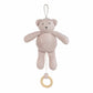 Urso Musical de Malha Cor-de-rosa