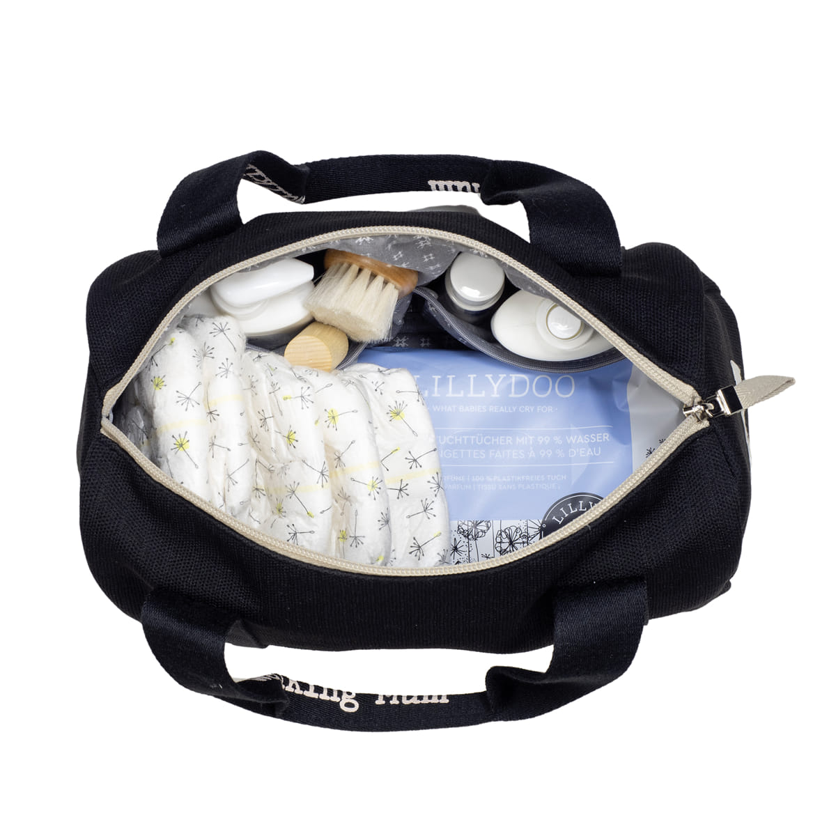 Mini Bolsa Eco Mum - Preto