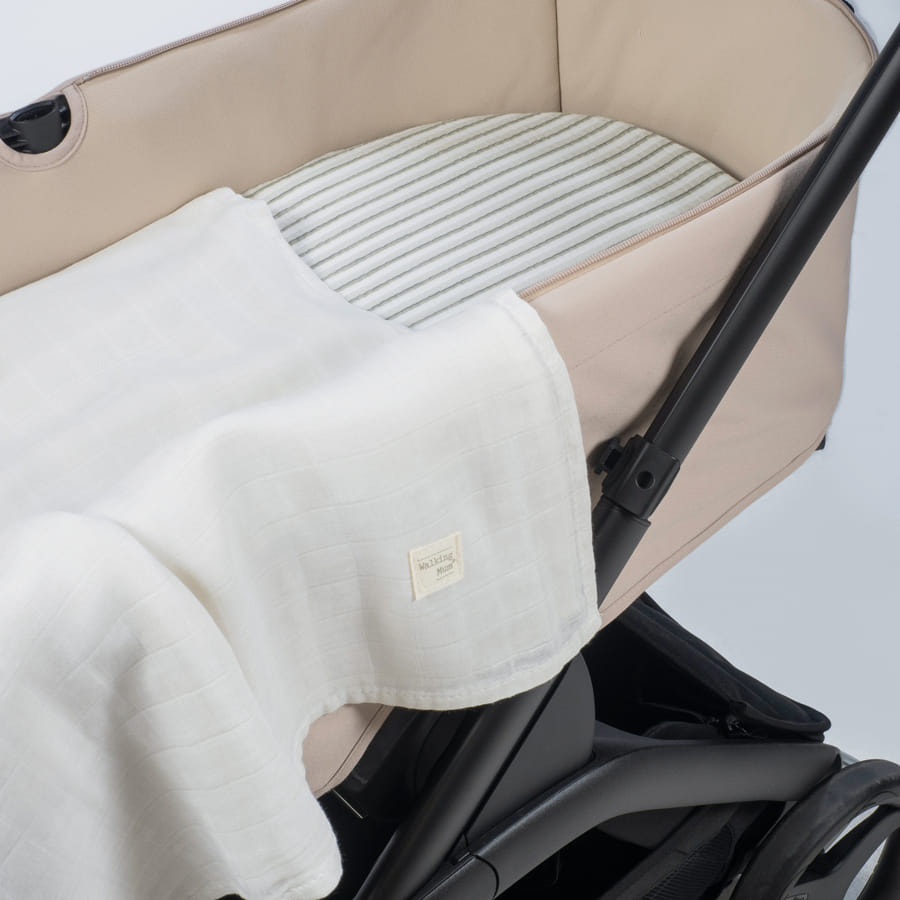 Lençol de Alcofa + Musselina Botton Strips