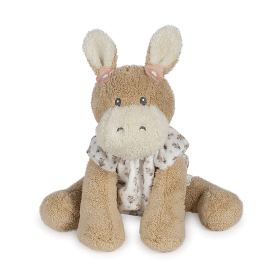 Burro de Peluche Botton Flowers