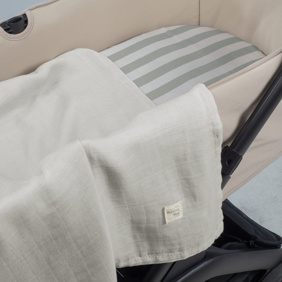 Lençol de Alcofa + Musselina Sintra Green