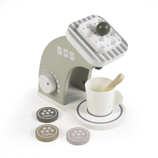 Walking Mum Máquina de Café de Madeira Botton