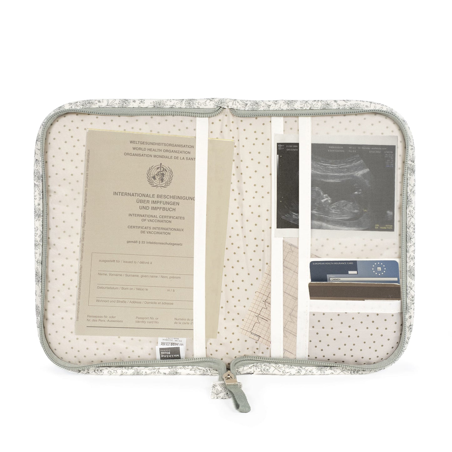 Walking Mum Porta-Documentos - Gala Mint