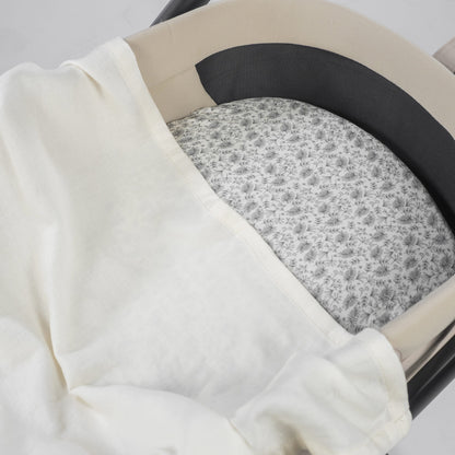 Walking Mum Conjunto de Lençol para Alcofa + Musselina - Gala Mint