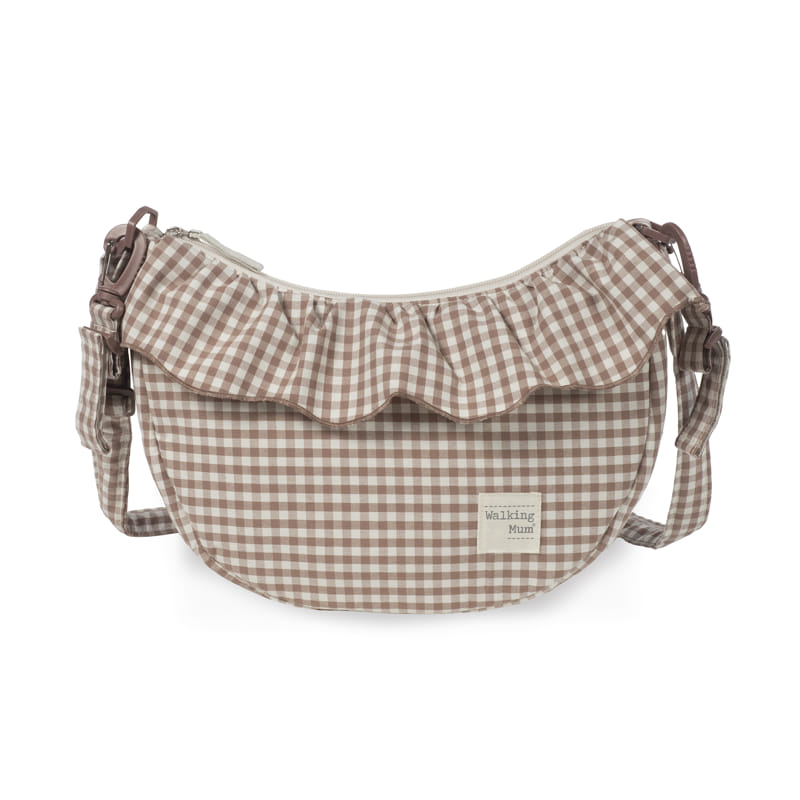 Walking Mum Bolsa Crossbody Góndola - Praliné Vichy Moka