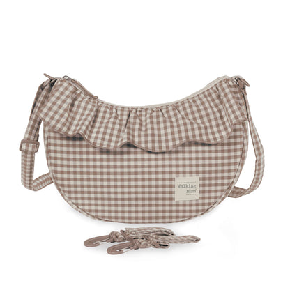 Walking Mum Bolsa Crossbody Góndola - Praliné Vichy Moka