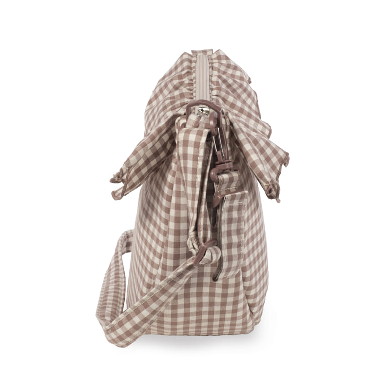 Walking Mum Bolsa Crossbody Góndola - Praliné Vichy Moka