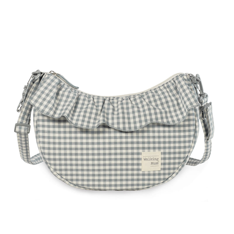 Walking Mum Bolsa Crossbody Góndola - Praliné Vichy Matcha