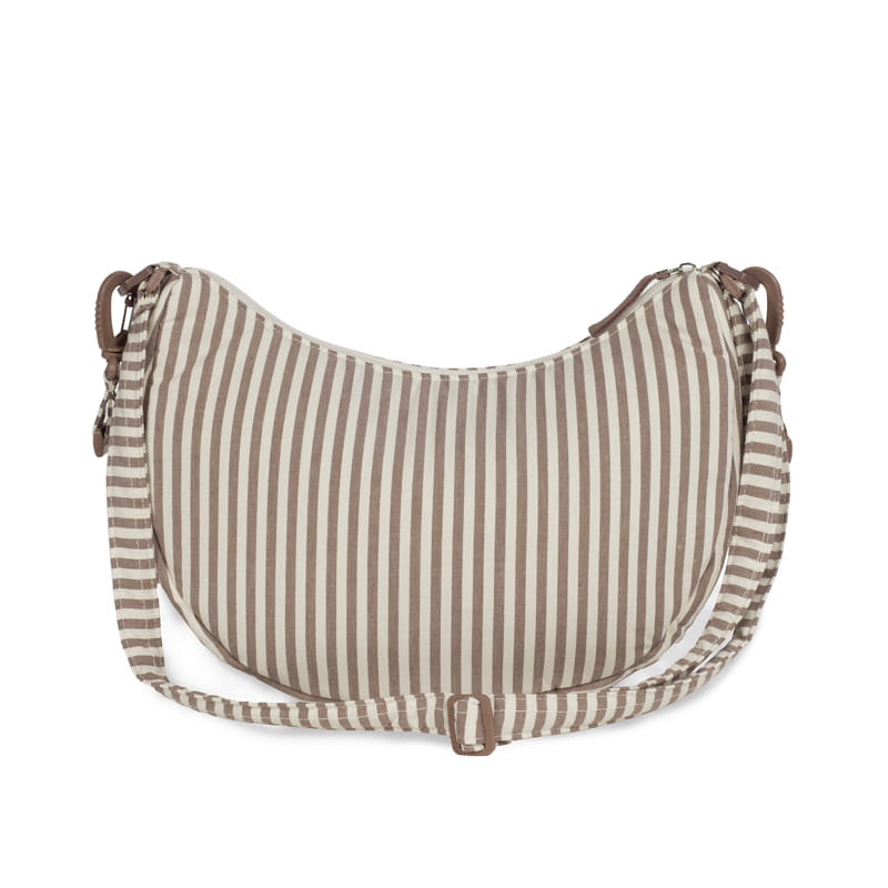 Walking Mum Bolsa Crossbody Góndola - Praliné Strips Moka