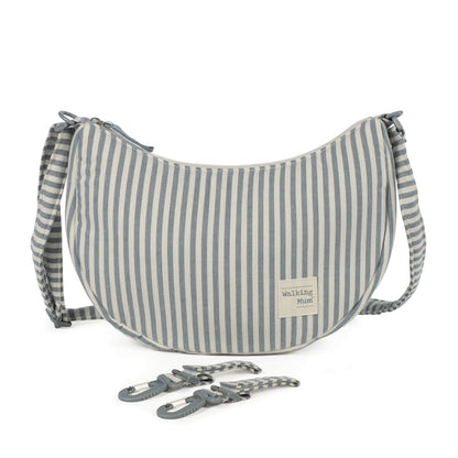 Walking Mum Bolsa Crossbody Góndola - Praliné Strips Matcha