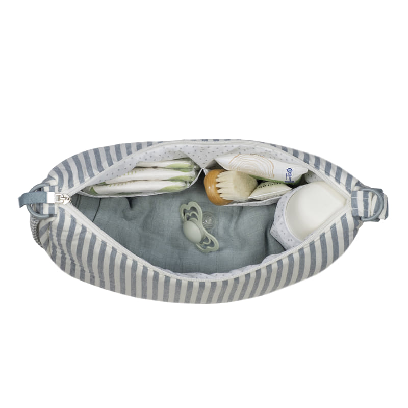 Walking Mum Bolsa Crossbody Góndola - Praliné Strips Matcha