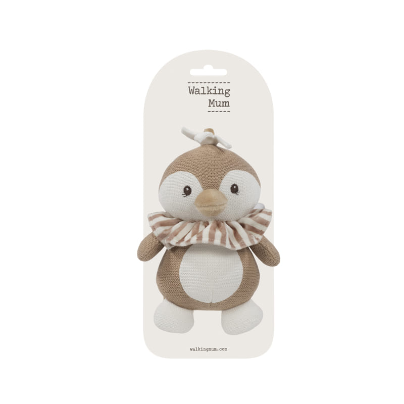 Walking Mum Brinquedo Musical Pinguim - Praliné Moka