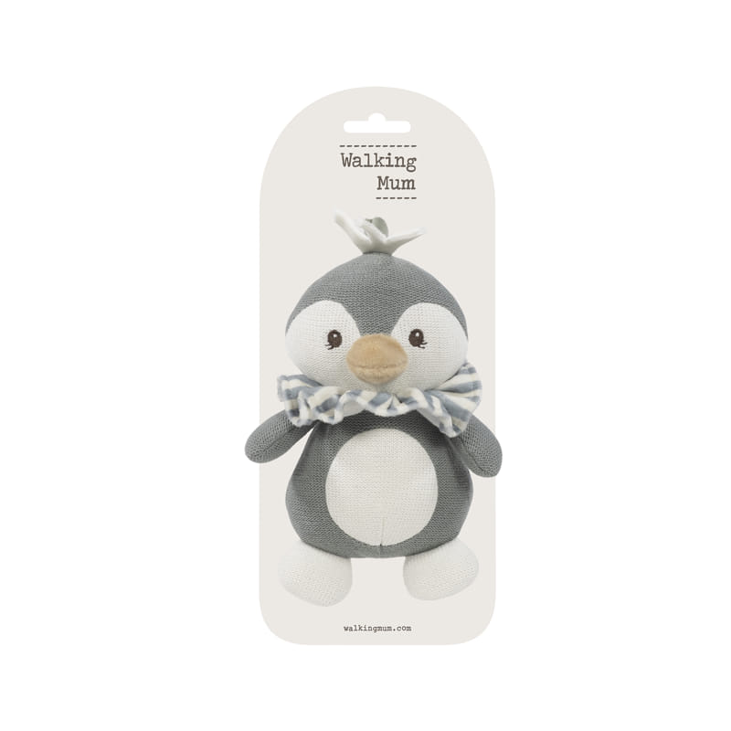 Walking Mum Brinquedo Musical Pinguim - Praliné Matcha