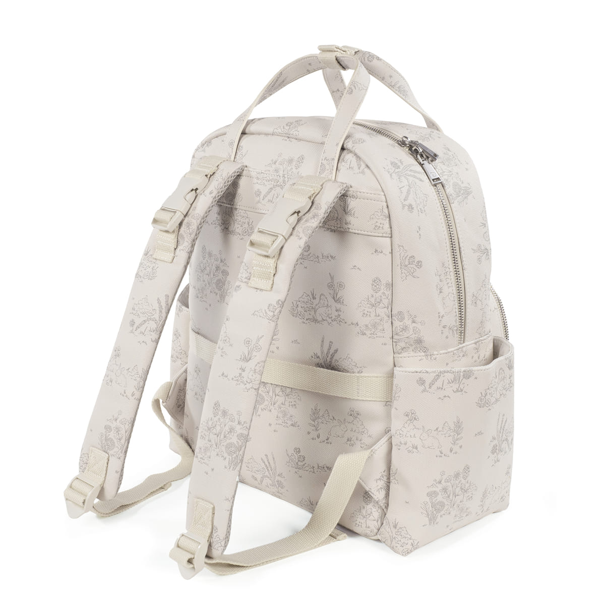 Mochila Toile De Jouy Cream