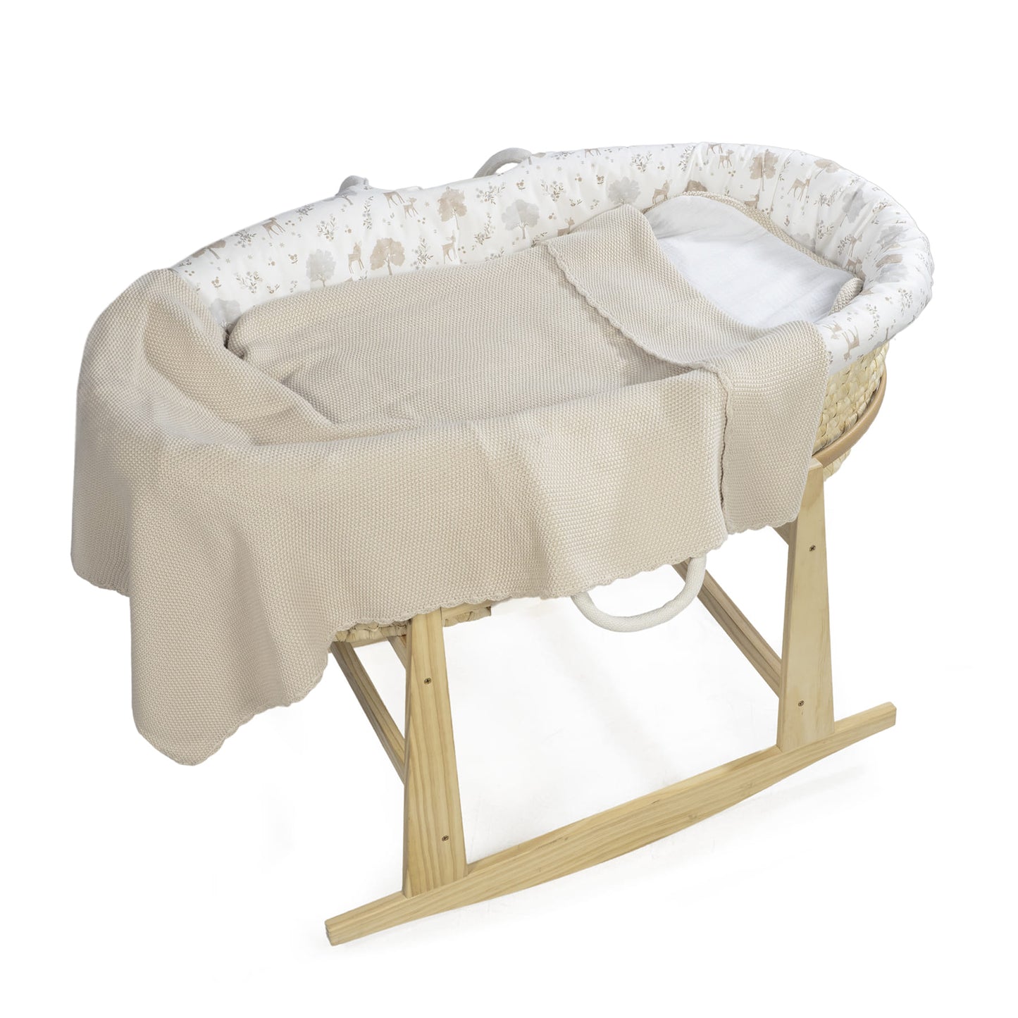 Manta Pasito a Pasito - Tricot Beige