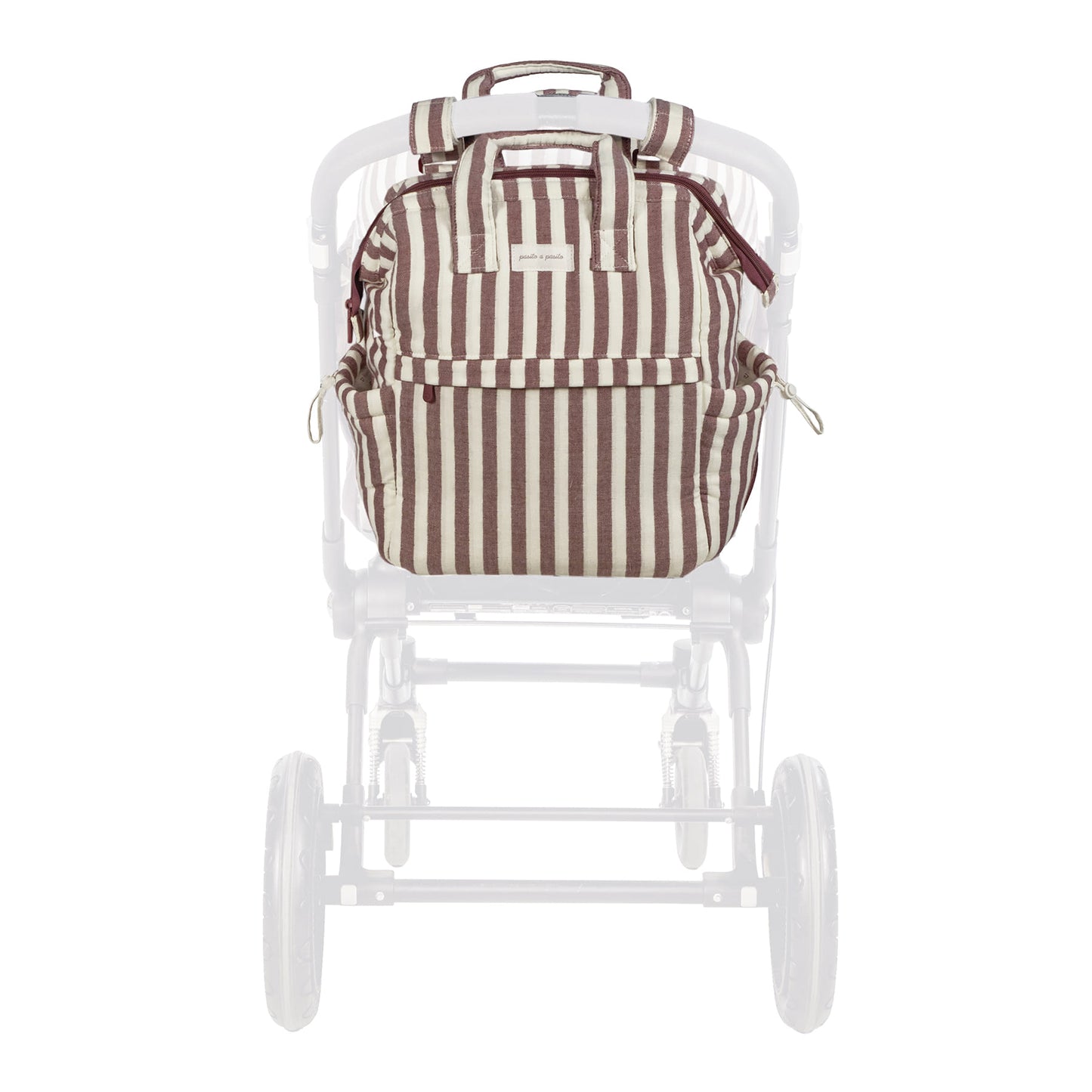 Pasito a Pasito Mochila - Cherry Rayas