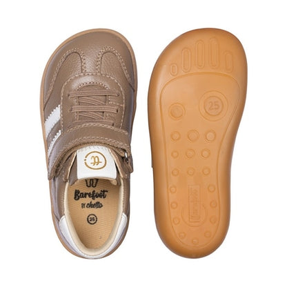 1125530 Taupe - Ténis com Duas Bandas Barefoot Chetto