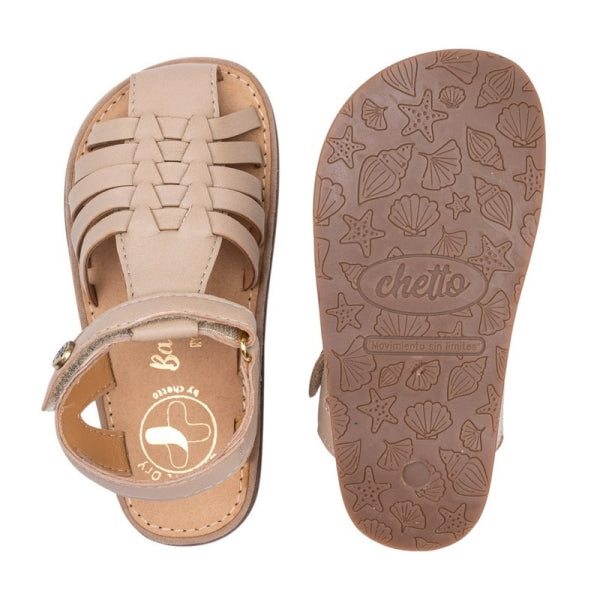 Sandálias em Pele Barefoot | Chetto