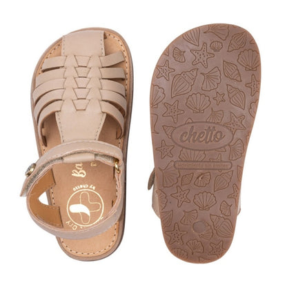 Sandálias em Pele Barefoot | Chetto