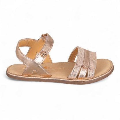 Sandálias em Pele com Velcro Barefoot | Chetto