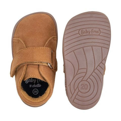 Botim Barefoot Chetto em Pele - Camel