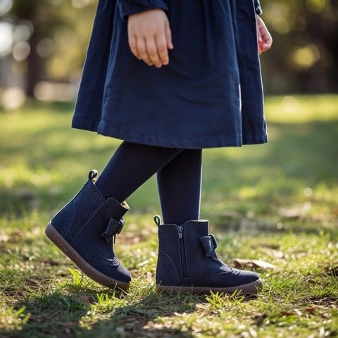 Bota Barefoot Chetto em Pele - Azul