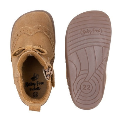 Bota Barefoot Chetto em Pele - Camel