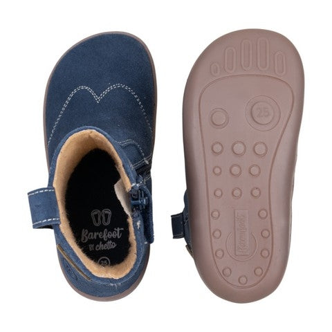 Bota Impermeável em Pele com Membrana - Chetto - Azul